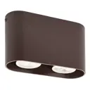 Светильник точечный накладной DENKIRS DK2006-CH DK2005 3 м² цвет коричневый