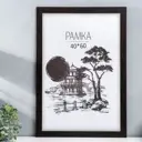 Рамка Simaland 7611920, 40x60 см, МДФ, цвет черный, пластиковый экран