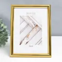 Рамка Gallery 7786690, 15x20 см, пластик, цвет золотистый, пластиковый экран