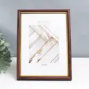 Рамка Gallery 7786711, 15x21 см, пластик, цвет коричневый, пластиковый экран