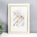 Рамка Gallery 7786679, 20x30 см, пластик, цвет белый, пластиковый экран