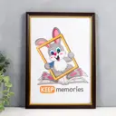Рамка Keep memories 5054628, 21x30 см, пластик, цвет коричневый