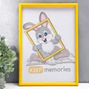 Рамка Keep memories 7149600, 21x30 см, пластик, цвет желтый