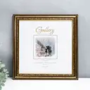 Рамка Gallery 7786724, 25x25 см, пластик, цвет золотистый, пластиковый экран