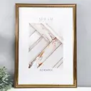 Рамка Gallery 7786674, 42x59.4 см, пластик, цвет золотистый, пластиковый экран