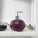 Дозатор для жидкого мыла Доляна 4004513 керамика цвет бордовый