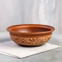 Миска Красная глина глина 1129482 цвет коричневый