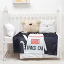 Плед Крошка Я Space cat 100x100 см велсофт