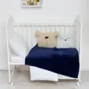 Плед Крошка Я 85x100 см цвет синий 100% полиэстер