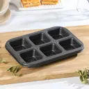Форма для выпечки Доляна Cute. 26×18.5×3 см 6 ячеек снежинка