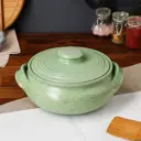 Горшок духовой "Гранит" светло-зеленый 2 л