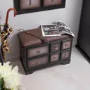 Банкетка Bogacho 70x46x70 см Пандора 3 с ящиком шоколадная ручная работа
