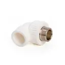 Угол 90° комбинированный Lammin НР 25x1/2" полипропилен
