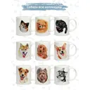 Кружка 420 мл Priority Такса фарфор цвет разноцветный