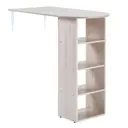 Барная стойка Ника Нормал 2 120x60x0.2 см ЛДСП цвет ясень