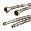 Гибкая подводка для смесителя пара ELKA М10-1/2" 120 см латунь