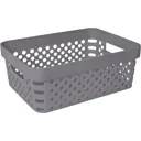 Корзина Eternity 36x27x14 см 11 л пластик цвет серый