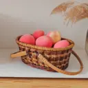 Корзина Simaland 22x12x38 см ротанг цвет бежевый