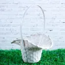 Корзина Simaland 21x29x13 см бамбук цвет белый