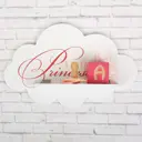 Полка Сималенд Little princess 17x7 см дерево белый