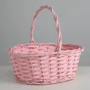 Корзина Simaland 21x16x31 см ива цвет розовый