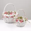 Корзина Simaland 14x33x25 см ива цвет белый