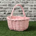 Корзина Simaland 18x9x15 см ива цвет розовый