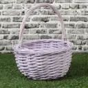 Корзина Simaland 20x23x20 см ива цвет фиолетовый
