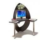 Компьютерный стол Сокол 105x156x105 см ЛДСП цвет темно-коричневый 2725010