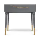 Консоль с ящиком Bogacho 80x80x44.50 см МДФ цвет серый 11642/серый