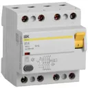 УЗО IEK ВД1-63 4Р 80 А 300 мА 4.5 кА AC MDV10-4-080-300