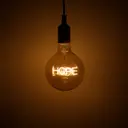Лампа светодиодная филаментная Gauss Hope E27 230 В 2.5 Вт шар прозрачный с золотистым напылением 220 лм, тёплый белый свет