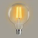 Лампа светодиодная Lexman G120 E27 220-240 В 9 Вт прозрачная 1055 лм теплый белый свет