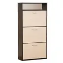 Обувница Клик мебель 60x123x22 см ЛДСП цвет венге