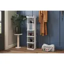 Обувница Клик мебель 25x119x30 см ЛДСП цвет белый