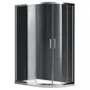 Душевая ширма GEMY Victoria S30222 ассиметричный 100х80см