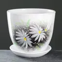 Горшок цветочный 7454684 Simaland 10 см 5 л керамика разноцветный