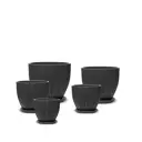 Горшок цветочный Высокий овал Студия-декор 22 см 5 л керамика разноцветный