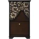 Комод Bogacho 3 ящика 62.5x41x105 см МДФ цвет каштановый