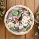 Часы банные "№3" с рисунком 26 см