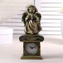 Часы настольные "Ангел со звездочкой" цвет золото, h=25.5 см