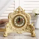 Часы настольные Simaland "Каминные" цвет белый с позолотой, 21x19x6.5 см