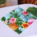 Салфетка для кухни 32х32 см "Тропикана" голубой вафля хлопок 100%