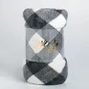 Плед LoveLife Клетка 150х200 см, 100% п/э, велсофт 280 гр/м2