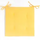 Сидушка на стул Этель цвет желтый 42x42см