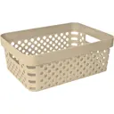 Корзина Eternity 36x27x14 см 11 л пластик цвет бежевый