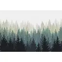 Фотообои Urban Style «Лес в тумане» флизелиновые 400x270 см UST4139