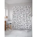 Шторка для ванной комнаты JoyArty sc_37794 200x180см цвет серый серебристый
