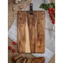 Разделочная доска Deнастия Kb00001 21x33x1.5 см акация цвет коричневый