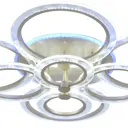 Потолочная люстра Семь огней SF7052/9C-SGD-RGB 30 м² холодный белый свет цвет золото